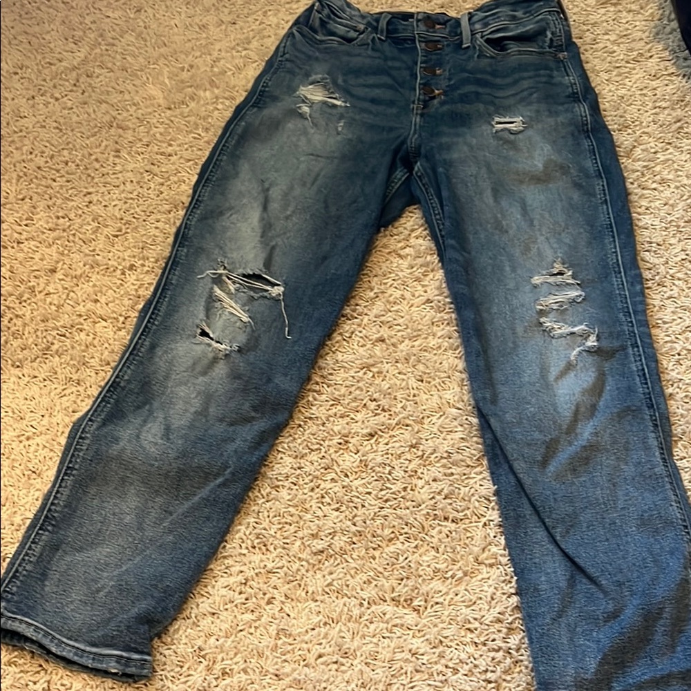 Hollister Distressed Blue Jeans
